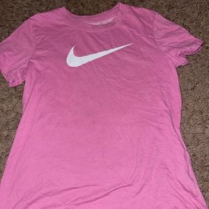 Pink Nike shirt